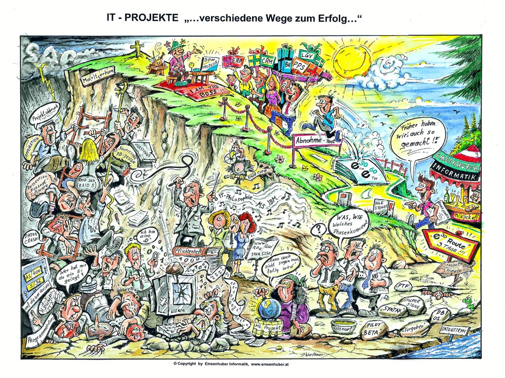 IT-Projekte: Verschiedene Wege zum Erfolg